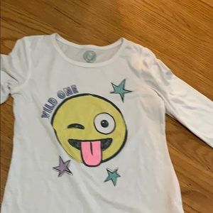 cute emoji long sleeve shirt